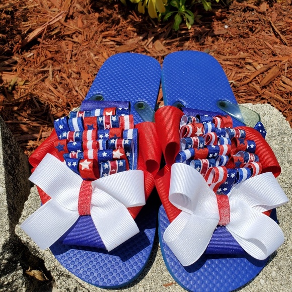 Shoes - Custom designed flip flops.
